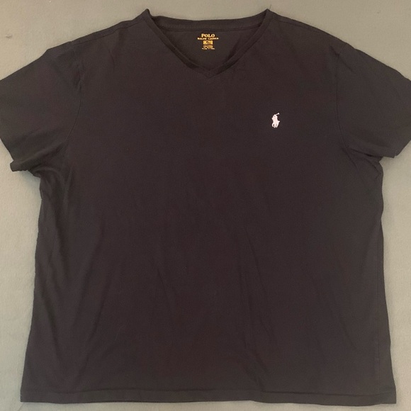 2 RL POLO XL SS All Cotton V Tees - Picture 2 of 6